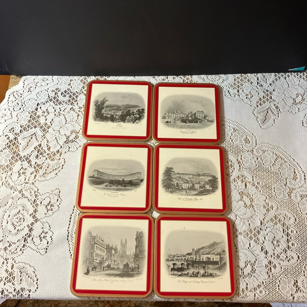 Pimpernel Coasters Set 6 with original box